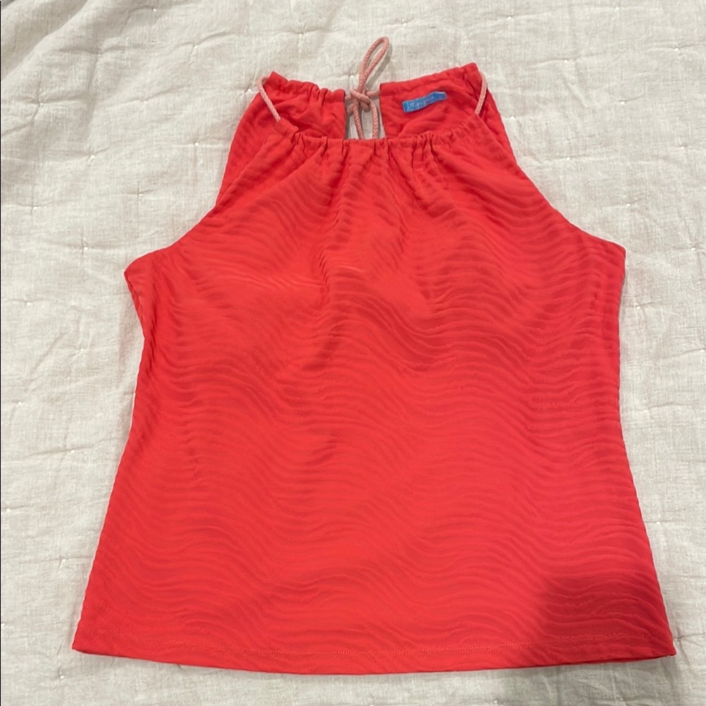 J. McLaughlin Orange Sleeveless Women's Top